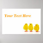 Het Poster van het babykuikens van Pasen