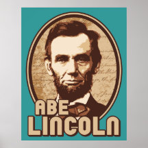 Het Poster van Lincoln van Abe