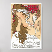 Het Poster van Mucha: Salon des Cent