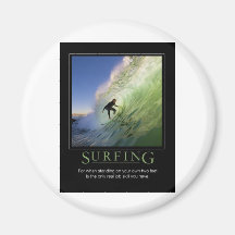 Het Poster van Surfing_Demotivational Koelkast Magneten