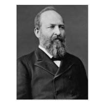 Het President van James Garfield twintigste Wens Kaarten