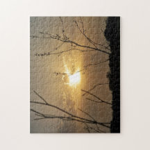 Het Raadsel van de zonsondergang Stukjes Puzzels