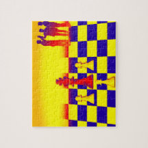 Het Raadsel van het schaak Stukjes Puzzels