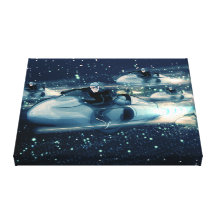 Het ras stretched canvas afdrukken