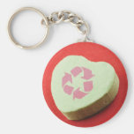Het recyclene Snoep van de Valentijnskaart Sleutel Hangers