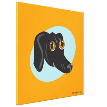 Het regeren Katten & Mo van Dogs_Furry Faces_Littl Canvas Print