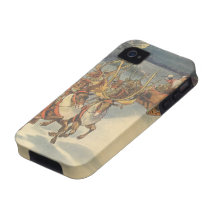 Het Rendier die van de Kerstman de Kerstavond van  Case-Mate iPhone 4 Hoesje