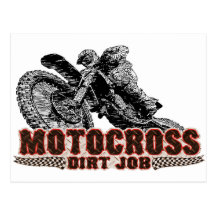 Het rennen van de motorfiets wenskaarten