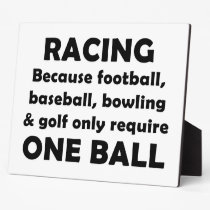 Het rennen vereist ballen plaques