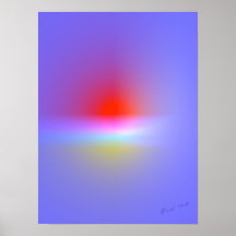 Het rode Dwerg Toenemen van de Zon Print