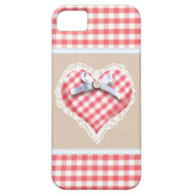 Het rode Hart van de Gingang met grafische boog iPhone 5 Case