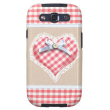 Het rode Hart van de Gingang met grafische boog Galaxy S3 Cases