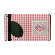 Het rode Hart van de Gingang met grafische boog iPad Cases