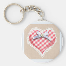 Het rode Hart van de Gingang met grafische boog Sleutel Hangers