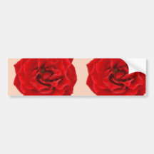 Het rood nam bumper toe bumperstickers
