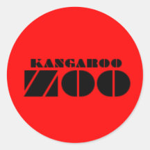 Het Rood van de Sticker van het Etiket van de Dier