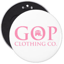 Het roze Bedrijf van de Kleding G.O.P. Button