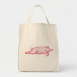 Het roze Bolsa van de Kruidenierswinkel van het Va Canvas Tas