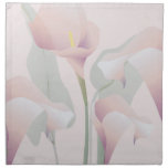 Het roze Calla Bloemen Amerikaanse Servet MoJo van