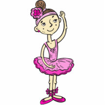 Het roze Meisje van de Ballerina Fotobeeldje
