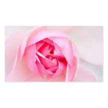 Het roze nam bloem bloemenzaken of profielkaart to visitekaartjes