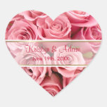 Het roze nam Elegantie toe - pas aan Stickers