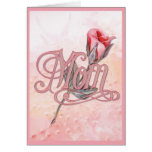 Het roze nam voor Mamma toe Kaart