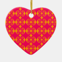Het roze Patroon van de Krul Ornament
