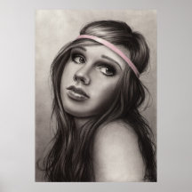 Het roze Poster van het Lint