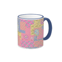 Het Roze van de Collage van de Meisjes van de mok