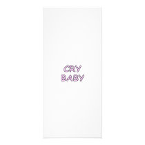 Het Roze van het Baby van de schreeuw reclamekaarten