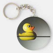 Het rubber Drijven van de Eend Sleutel Hanger