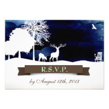 Het rustieke Huwelijk RSVP van het Kampeerterrein  Uitnodigingen