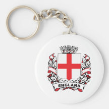 Het Schild van Engeland Sleutelhanger