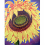 Het Schilderen van de zonnebloem Kunst - het Beeld Acryl Uitsnede