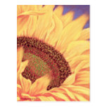 Het Schilderen van de zonnebloem Kunst van de Bloe Wens Kaart