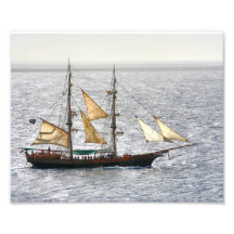 Het Schip van de piraat Foto Afdrukken