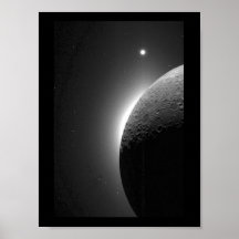 Het schitterende die afbeelding van NASA, de Maan  Afdruk