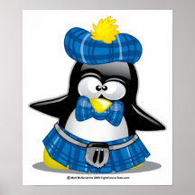 Het Schotse Blauw van de Pinguïn Plaat