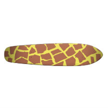 Het Skateboard Oldschool van de Druk van de giraf