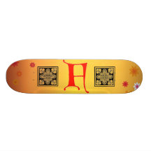 Het Skateboard van de brief F