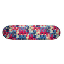 Het Skateboard van de Gitaren van het pop-art