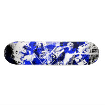 Het Skateboard van de weg "van de Reis" in Blauw