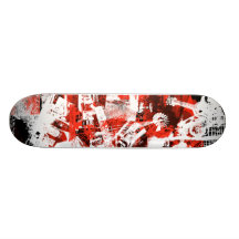 Het Skateboard van de weg "van de Reis" in Rood