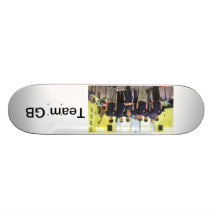 Het skateboard van het team GB