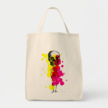 Het Skelet van de inkt Canvas Tassen
