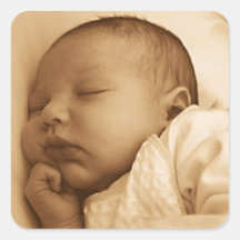 Het slapen van het baby sticker
