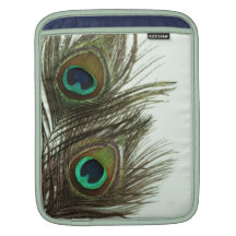 Het Sleeve van de Veer van de pauw iPad Sleeve Voor iPad