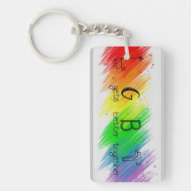 Het Sleutelhanger van het Logo van het lgbt- Proje