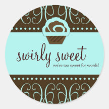 het Snoepje van 311-Turquiose Swirly ook Stickers